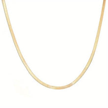 Load image into Gallery viewer, Stainless Steel Blade Unisex Flat Snake Clavicle Chain
