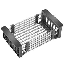 将图片加载到图库查看器，Stainless Steel Frame Drain Basket Telescopic Sink Frame
