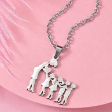 Load image into Gallery viewer, Stainless Steel Heartfelt Mother-Daughter-Son Necklace
