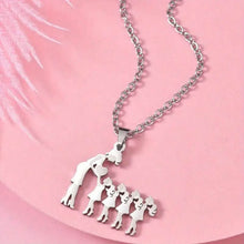 Load image into Gallery viewer, Stainless Steel Heartfelt Mother-Daughter-Son Necklace

