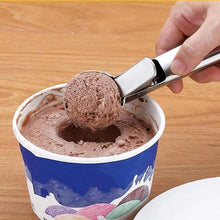 Load image into Gallery viewer, Stainless Steel Ice Cream Scooper, A Good Metal Scoop Tools For Kitchen, For Making Meatball/Melon Ball/Watermelon/Fruits, Measuring Spoon Cup for Cooking Baking
