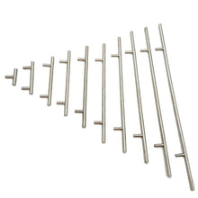 将图片加载到图库查看器，Stainless Steel Kitchen Door Cabinet T Bar Handle Pull Knob cabinet Knobs Furniture Handle Cupboard Drawer Handle Stainless Steel Hollow Bar Drawer Pulls Cupboard Knob for Kitchen Furniture Hardware
