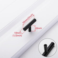 将图片加载到图库查看器，Stainless Steel Kitchen Door Cabinet T Bar Handle Pull Knob cabinet Knobs Furniture Handle Cupboard Drawer Handle Stainless Steel Hollow Bar Drawer Pulls Cupboard Knob for Kitchen Furniture Hardware
