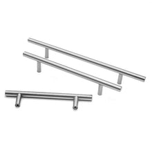 将图片加载到图库查看器，Stainless Steel Kitchen Door Cabinet T Bar Handle Pull Knob cabinet Knobs Furniture Handle Cupboard Drawer Handle Stainless Steel Hollow Bar Drawer Pulls Cupboard Knob for Kitchen Furniture Hardware
