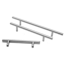 将图片加载到图库查看器，Stainless Steel Kitchen Door Cabinet T Bar Handle Pull Knob cabinet Knobs Furniture Handle Cupboard Drawer Handle Stainless Steel Hollow Bar Drawer Pulls Cupboard Knob for Kitchen Furniture Hardware

