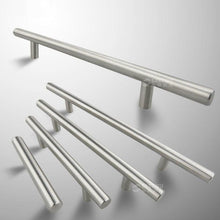 Load image into Gallery viewer, Stainless Steel Kitchen Door Cabinet T Bar Handle Pull Knob Door Pull Handle Stainless Door Handle Stainless Steel Hollow Bar Drawer Pulls Cupboard Knob For Kitchen Furniture
