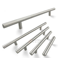 Load image into Gallery viewer, Stainless Steel Kitchen Door Cabinet T Bar Handle Pull Knob Door Pull Handle Stainless Door Handle Stainless Steel Hollow Bar Drawer Pulls Cupboard Knob For Kitchen Furniture
