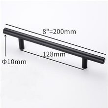 Load image into Gallery viewer, Stainless Steel Kitchen Door Cabinet T Bar Handle Pull Knob Door Pull Handle Stainless Door Handle Stainless Steel Hollow Bar Drawer Pulls Cupboard Knob For Kitchen Furniture

