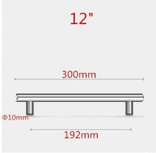 Load image into Gallery viewer, Stainless Steel Kitchen Door Cabinet T Bar Handle Pull Knob Door Pull Handle Stainless Door Handle Stainless Steel Hollow Bar Drawer Pulls Cupboard Knob For Kitchen Furniture
