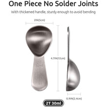 将图片加载到图库查看器，Stainless Steel Measuring Coffee Scoop
