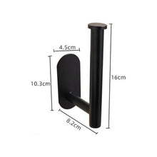 Load image into Gallery viewer, Stainless Steel Nail-free Wall Mounted Toilet Paper Holder Kitchen Tissue Paper Holder Toilet Roll Dispenser For Bathroom Toilet Paper Holder Toilet Paper roll Holder Self Adhesive+Super Glue  Stainless Steel No Drilling For Bathroom Bedroom Kitchen
