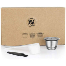 Load image into Gallery viewer, Stainless Steel Refillable Coffee Espresso Capsules
