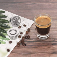 Load image into Gallery viewer, Stainless Steel Refillable Coffee Espresso Capsules
