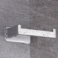 Load image into Gallery viewer, Stainless Steel Toilet Roll Holder Self Adhesive In Bathroom Tissue Paper Holder Black Finish Easy Installation No Screw Toilet Paper Holder Matte Black Toilet Tissue Roll Holders Dispenser And Hangers Wall Mounted For Bathroom And Kitchen
