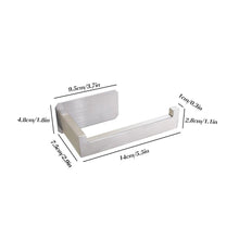 Load image into Gallery viewer, Stainless Steel Toilet Roll Holder Self Adhesive In Bathroom Tissue Paper Holder Black Finish Easy Installation No Screw Toilet Paper Holder Matte Black Toilet Tissue Roll Holders Dispenser And Hangers Wall Mounted For Bathroom And Kitchen
