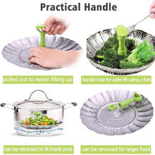 将图片加载到图库查看器，Stainless Steel Vegetable Steamer Basket
