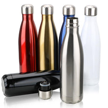 将图片加载到图库查看器，Stainless Steel Water Bottle BPA Free Thermos Water Beer Thermos 500ml for Sport Bottles Double-Wall Insulated Vacuum Flask Double-Walled Insulated Vacuum Flask Stainless Steel Drinking Bottle
