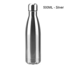 将图片加载到图库查看器，Stainless Steel Water Bottle BPA Free Thermos Water Beer Thermos 500ml for Sport Bottles Double-Wall Insulated Vacuum Flask Double-Walled Insulated Vacuum Flask Stainless Steel Drinking Bottle
