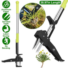 Load image into Gallery viewer, Standup Aluminum Weed Puller with 4 Claws
