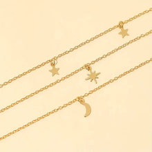 Load image into Gallery viewer, Star Moon Multi-layer Pendant Necklace
