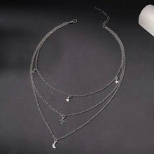 Load image into Gallery viewer, Star Moon Multi-layer Pendant Necklace

