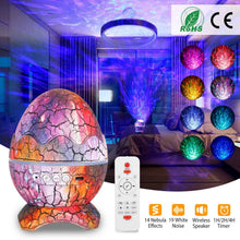 将图片加载到图库查看器，Star Project Lamp Galaxy Light Dinosaur Egg with Wireless Speaker and Remote Control
