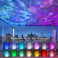 Load image into Gallery viewer, Star Projector Bluetooth Speaker LED Night Light
