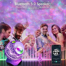 Load image into Gallery viewer, Star Projector Bluetooth Speaker LED Night Light
