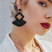 Load image into Gallery viewer, Statement Boho Drop Earrings
