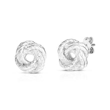 将图片加载到图库查看器，Sterling Silver Love Knot Earring
