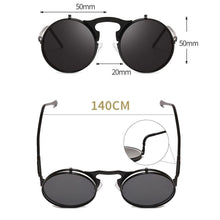 Load image into Gallery viewer, Stlylish And Attractive Long Keeper Sunglasses New Flip Sun Glasses For Men &amp; Women Double Lens Clear Alloy Frame Eyewear Eyeglasses Colourfull Design
