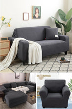 Load image into Gallery viewer, Stretch Armchair Slipcover Washable Furniture Protector Thick Sofa Protector Solid Printed Sofa Covers For Living Room Couch Cover Corner Sofa  Water Resistant Couch Cover Furniture Protector
