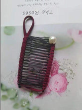 将图片加载到图库查看器，Stretch Banana Clip Double Side Lazy Women Hair Comb Easy Thick Curly Hair Styling Tool Ponytail Mohawk Bun Maker Accessories For Curly Hair Women
