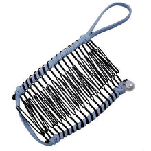将图片加载到图库查看器，Stretch Banana Clip Double Side Lazy Women Hair Comb Easy Thick Curly Hair Styling Tool Ponytail Mohawk Bun Maker Accessories For Curly Hair Women
