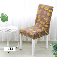将图片加载到图库查看器，Stretch Elastic Chair Covers Spandex For Wedding Dining Room Office Banquet house chaise chair cover   Chair Covers Protector Slipcovers For Hotel Banquet Restaurant Dining Room Cover
