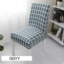 将图片加载到图库查看器，Stretch Elastic Chair Covers Spandex For Wedding Dining Room Office Banquet house chaise chair cover   Chair Covers Protector Slipcovers For Hotel Banquet Restaurant Dining Room Cover
