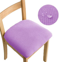 Load image into Gallery viewer, Stretchy Removable Washable Upholstered Chair Seat Slipcover Protector Waterproof Removable Dining Chair Seat Cover Jacquard Stretch Chair Seat Cushion Slipcover For Dining Room Kitchen Banquet
