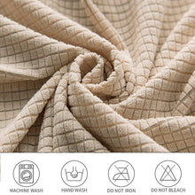 Load image into Gallery viewer, Stretchy Removable Washable Upholstered Chair Seat Slipcover Protector Waterproof Removable Dining Chair Seat Cover Jacquard Stretch Chair Seat Cushion Slipcover For Dining Room Kitchen Banquet
