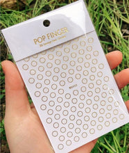 将图片加载到图库查看器，Stripe Line Nail Sticker Decal Thin Lining Line Art Self-Adhesive Peel Off Silver /Gold /White /Black Gold Stickers Accessories Strip Line Nail Decal Self-Adhesive 3D Wave Decal Decoration Metallic Curve Design Decoration for Women Girls
