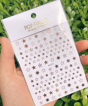 将图片加载到图库查看器，Stripe Line Nail Sticker Decal Thin Lining Line Art Self-Adhesive Peel Off Silver /Gold /White /Black Gold Stickers Accessories Strip Line Nail Decal Self-Adhesive 3D Wave Decal Decoration Metallic Curve Design Decoration for Women Girls
