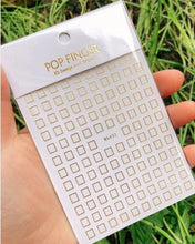 将图片加载到图库查看器，Stripe Line Nail Sticker Decal Thin Lining Line Art Self-Adhesive Peel Off Silver /Gold /White /Black Gold Stickers Accessories Strip Line Nail Decal Self-Adhesive 3D Wave Decal Decoration Metallic Curve Design Decoration for Women Girls
