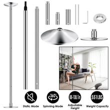 Load image into Gallery viewer, Stripper Dance Pole 45mm Spinning Static Dancing Pole
