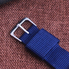 将图片加载到图库查看器，Students Learning Time Quartz Watches Girls Water Resistant Gifts Clock Kids Canvas Fashion Wristwatches Dark Watches For Men Waterproof  Field Outdoor Sport Mens Wristwatch With Nylon Band
