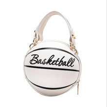 将图片加载到图库查看器，Stunning Ball Purses For Teenagers And Women Stylish Shoulder Bags, Crossbody Chain Hand Bags Personalit Leather Pink Basketball Bag For Females
