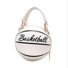 将图片加载到图库查看器，Stunning Ball Purses For Teenagers And Women Stylish Shoulder Bags, Crossbody Chain Hand Bags Personalit Leather Pink Basketball Bag For Females
