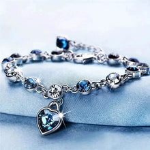 Load image into Gallery viewer, Stunning Heart Of Ocean Rhinestone Bracelet For Girls
