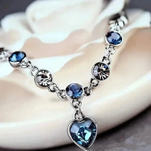 Load image into Gallery viewer, Stunning Heart Of Ocean Rhinestone Bracelet For Girls
