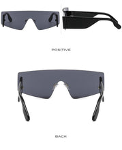 Load image into Gallery viewer, Stylish Big Rimless Classic Sunglasses In Square Shape For Women &amp; Men New Oversize &amp; Retro Style Sunglasses  Rectangle Shape Eyewear Shades Oversized Fashion Sunglasses For Women
