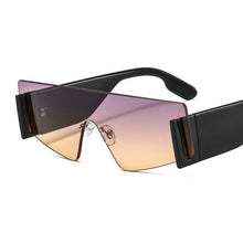 Load image into Gallery viewer, Stylish Big Rimless Classic Sunglasses In Square Shape For Women &amp; Men New Oversize &amp; Retro Style Sunglasses  Rectangle Shape Eyewear Shades Oversized Fashion Sunglasses For Women
