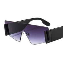 Load image into Gallery viewer, Stylish Big Rimless Classic Sunglasses In Square Shape For Women &amp; Men New Oversize &amp; Retro Style Sunglasses  Rectangle Shape Eyewear Shades Oversized Fashion Sunglasses For Women
